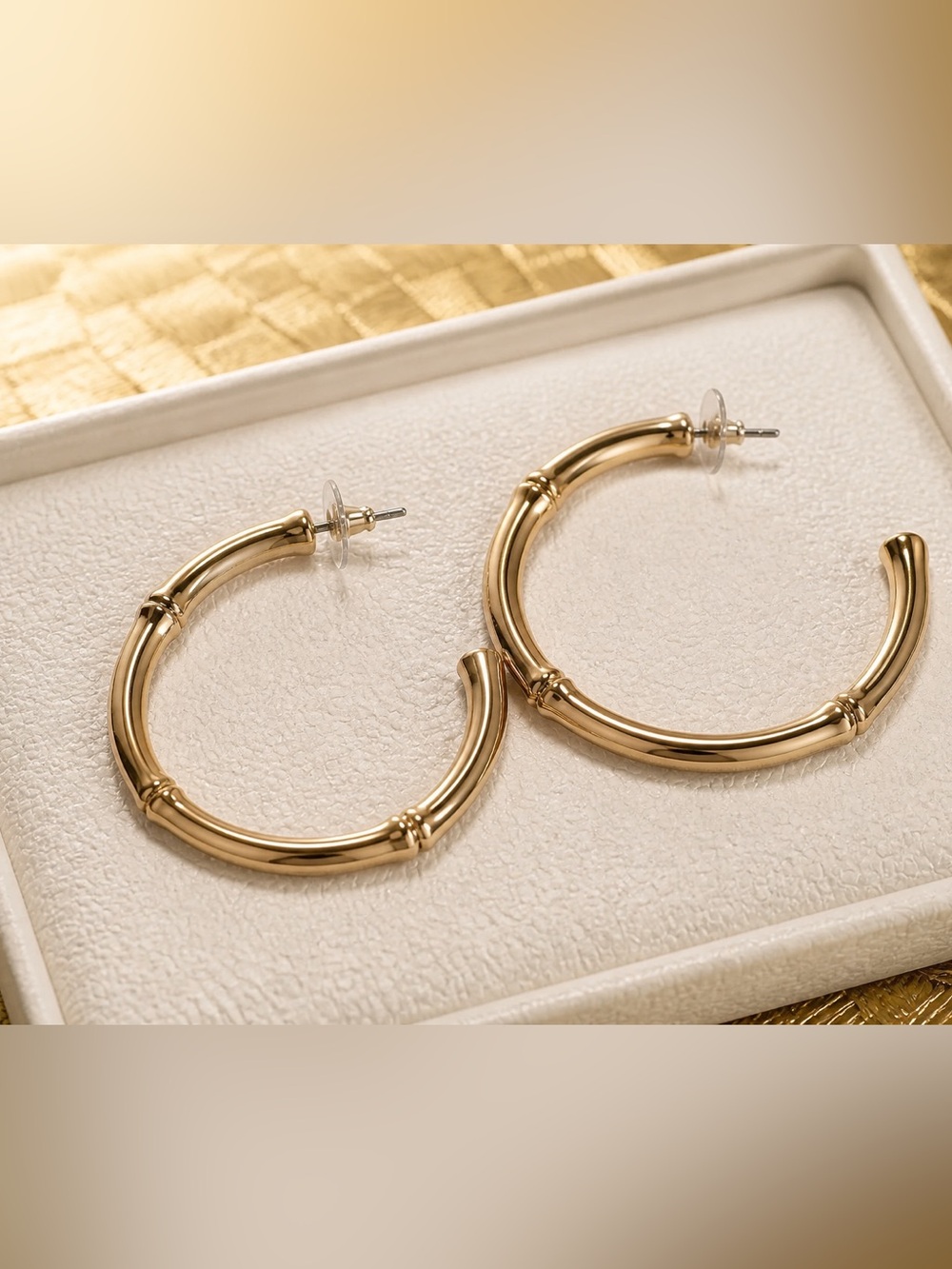 Elegant Gold Hoop Earrings